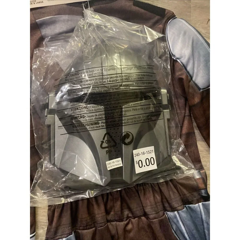 Kids' Star Wars MANDALORIAN Costume REFLECTIVE (NO Mask) Child Large Size 12-14